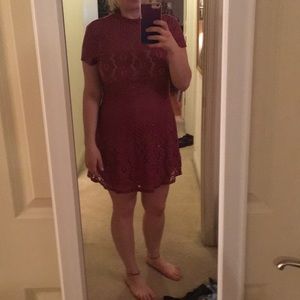 Dress with undertone